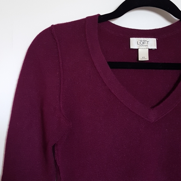 Ann Taylor Loft cashmere sweater - like new! - Picture 2 of 8